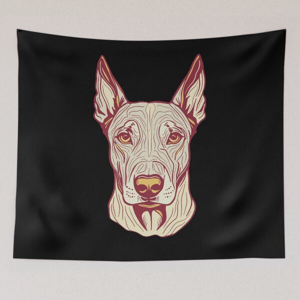 Item preview, Doberman Pinscher head illustration designed and sold by DaveDanchuk.