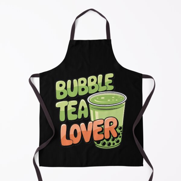 Item preview, Bubble Tea Lover - Green Drink & Bubbles designed and sold by Prime-Studio.