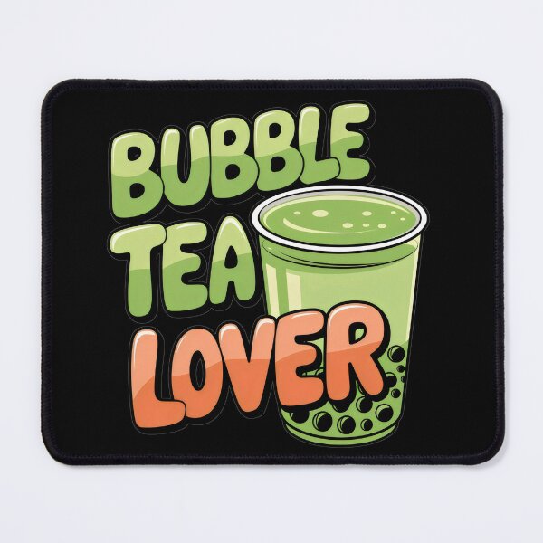 Item preview, Bubble Tea Lover - Green Drink & Bubbles designed and sold by Prime-Studio.