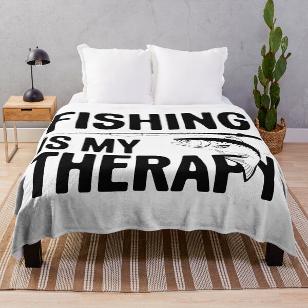 Item preview, Fishing is My Therapy – Fishing Lover designed and sold by Prime-Studio.