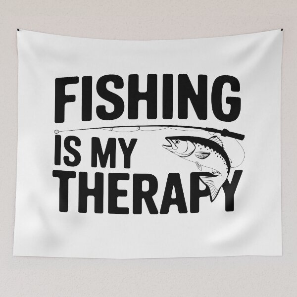 Item preview, Fishing is My Therapy – Fishing Lover  designed and sold by Prime-Studio.