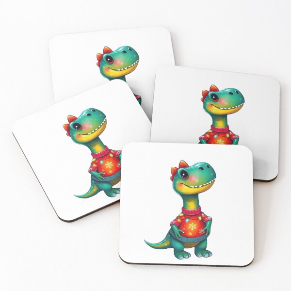 Item preview, Cute christmas Dino designed and sold by UnicornMagik.