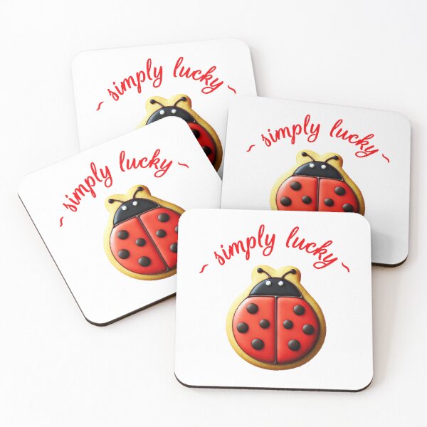 Item preview, Simply Lucky: A Charming Ladybug Cookie Design, Unique designed and sold by villacreativa.