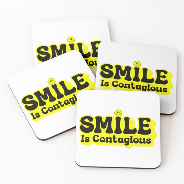 Item preview, "Smile, is Contagious!" designed and sold by dudart-shop.