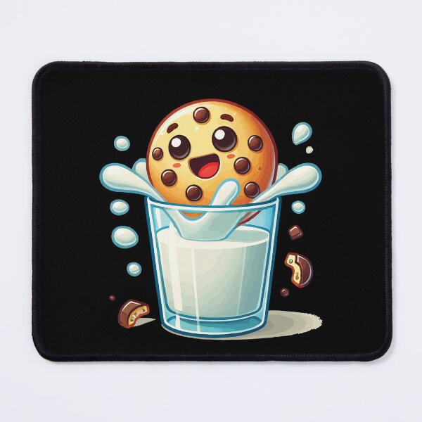 Item preview, Happy Christmas Cookie In A Milk Glass designed and sold by LuminOrb.