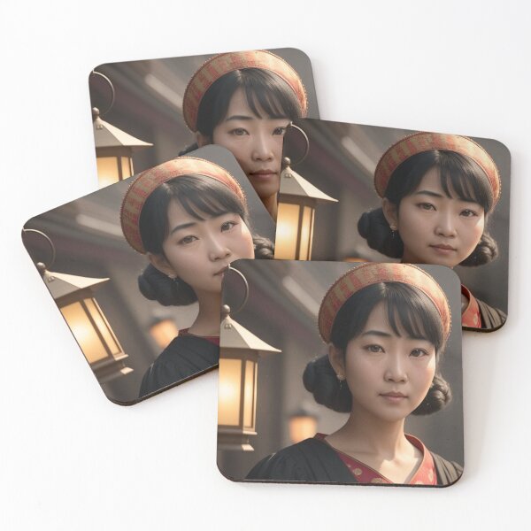 Item preview, Girl Next To Lantern Abstract designed and sold by highplacidity.