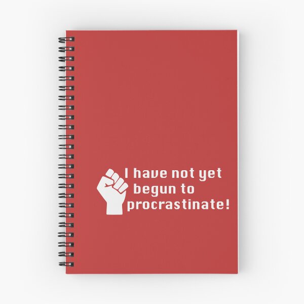 Item preview, Procrastination white designed and sold by JRP Design.