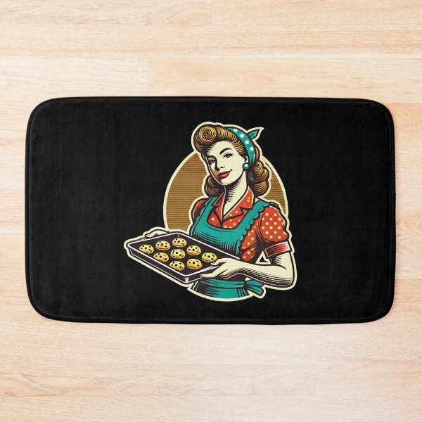 Item preview, Vintage Baker With Cookie Tray Illustration designed and sold by LuminOrb.