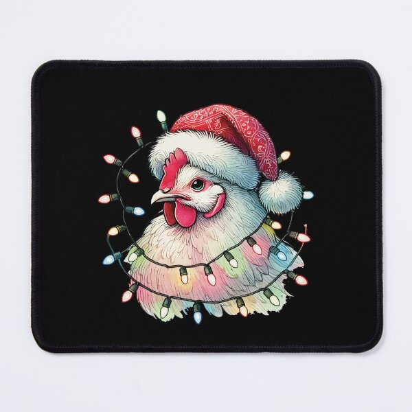 Item preview, Christmas Chicken With Fairy Lights designed and sold by LuminOrb.