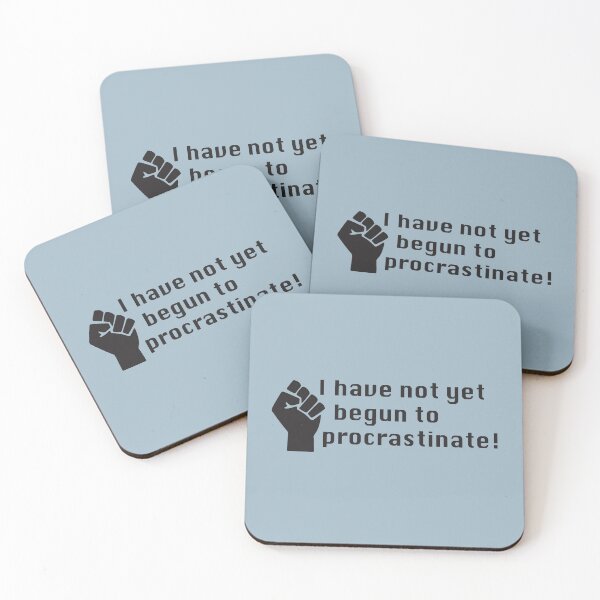 Item preview, Procrastination black designed and sold by JRP Design.