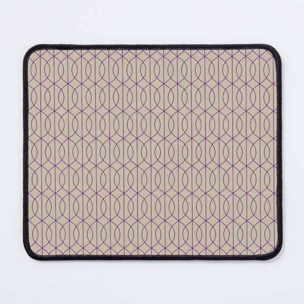 Item preview, Art Deco Pattern 10 - Romantic Purple on Off-White designed and sold by elektronen.
