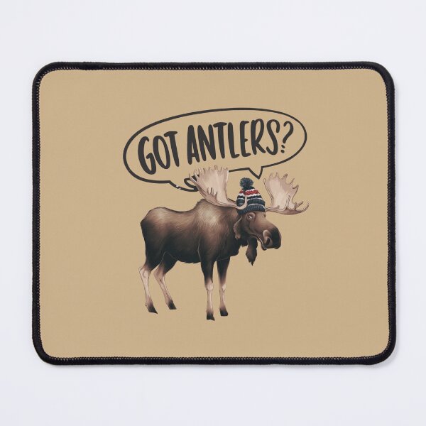 Item preview, Got Antlers Moose with Toque Design designed and sold by Peter Stawicki.