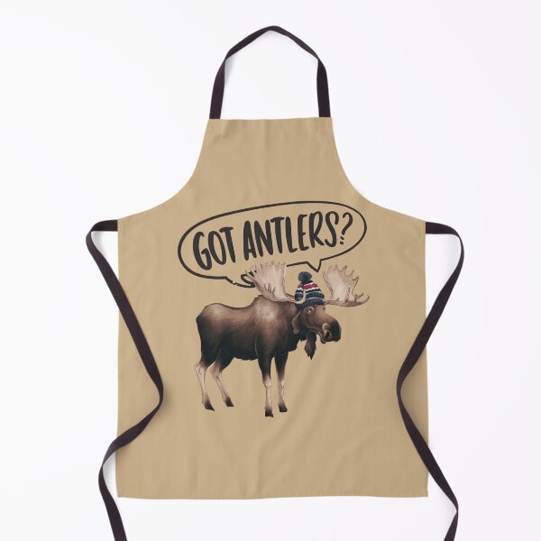 Item preview, Got Antlers Moose with Toque Design designed and sold by Peter Stawicki.