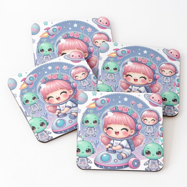 Item preview, Cute Happy Baby Girl Astronaut  designed and sold by WyckedLynn.