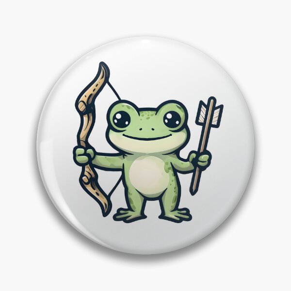 Item preview, A Cute Archer Frog designed and sold by DWorriBHappi.