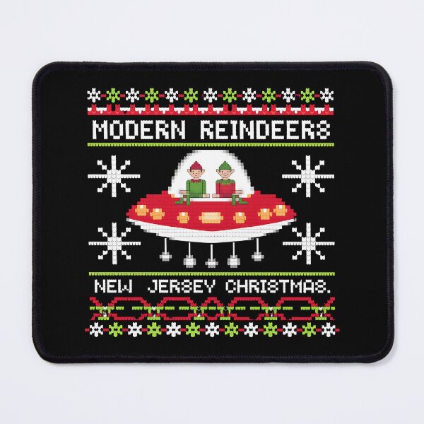 Item preview, New Jersey UFO Christmas Sweater designed and sold by FocusedPatterns.