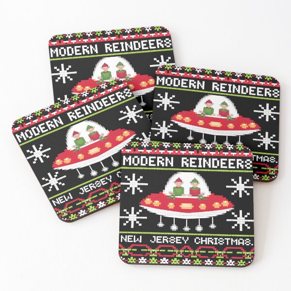 Item preview, New Jersey UFO Christmas Sweater designed and sold by FocusedPatterns.