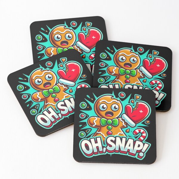 Item preview, Oh Snap Funny Gingerbread Man Playing Pickleball designed and sold by SztylishDesigns.