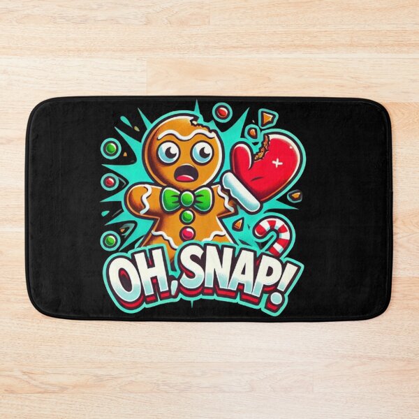 Item preview, Oh Snap Funny Gingerbread Man Playing Pickleball designed and sold by SztylishDesigns.
