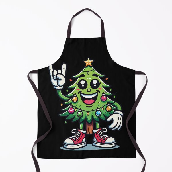 Item preview, Funny Christmas Tree With Rockhand designed and sold by LuminOrb.