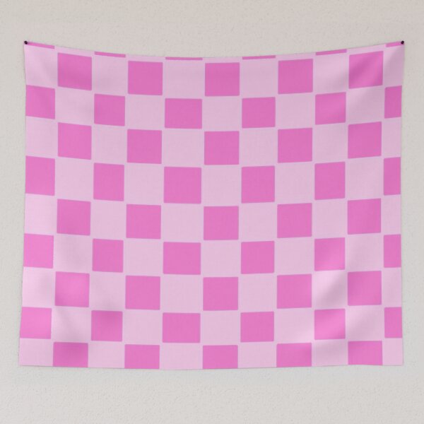 Item preview, Pink And Light Pink Checkerboard Pattern with Symmetrical Squares Layout designed and sold by Beautiful art store.