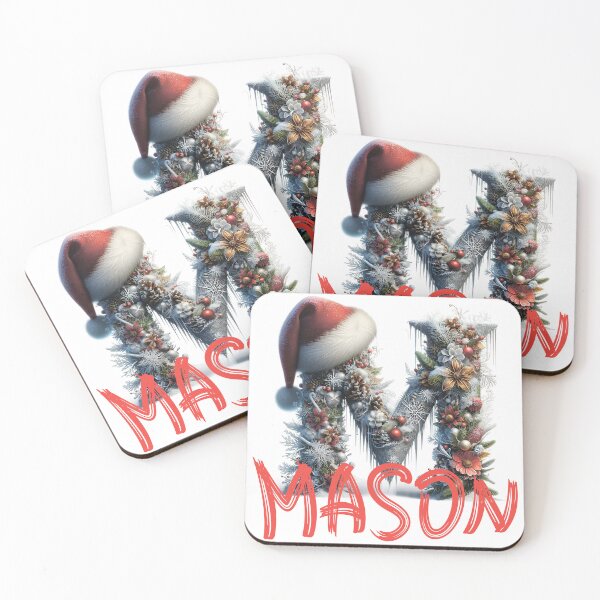 Item preview, Name Mason. My name is Mason. Winter initial. designed and sold by MagelliShop.