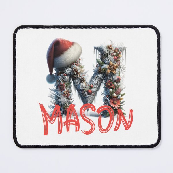 Item preview, Name Mason. My name is Mason. Winter initial. designed and sold by MagelliShop.