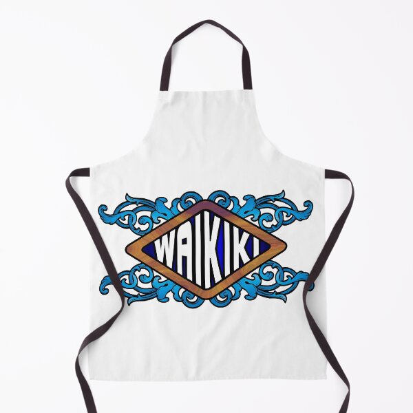 Item preview, Waikiki Beach Hawaii emblem retro sign designed and sold by studioss76.