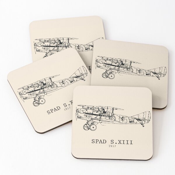 Item preview, SPAD S.XIII World War I Fighter Plane designed and sold by Lakeric Cityscapes.