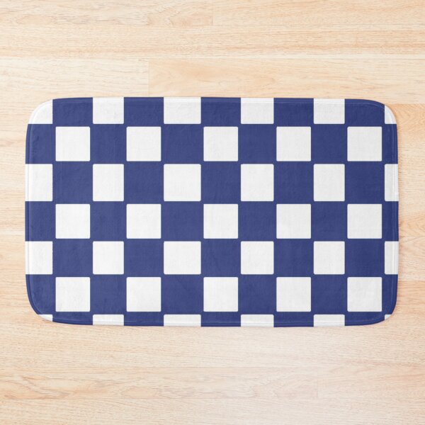 Item preview, Blue and White Checkered Pattern designed and sold by Beautiful art store.