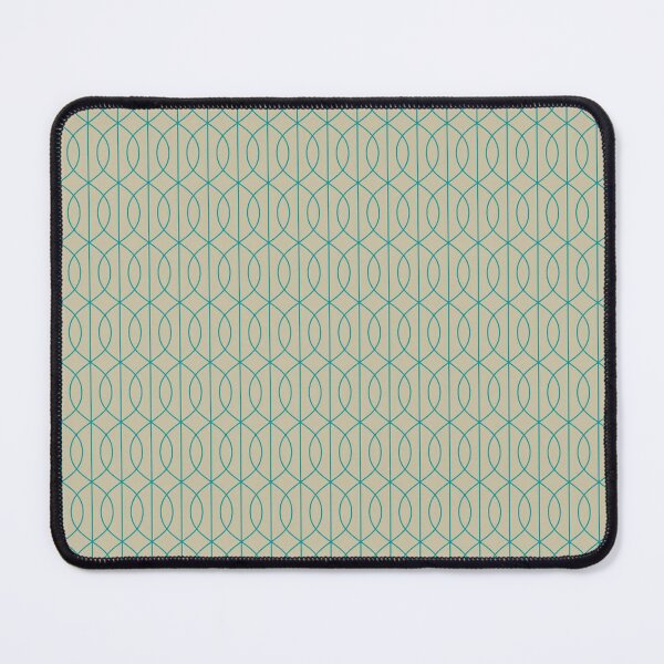 Item preview, Art Deco Pattern 10 - Teal on Off-White designed and sold by elektronen.