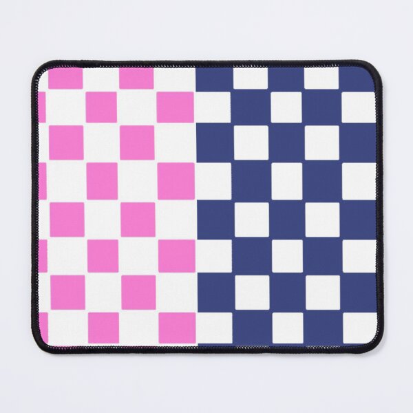 Item preview, Colorful Checkerboard Pattern With Alternating Pink, Blue, and White Squares designed and sold by Beautiful art store.