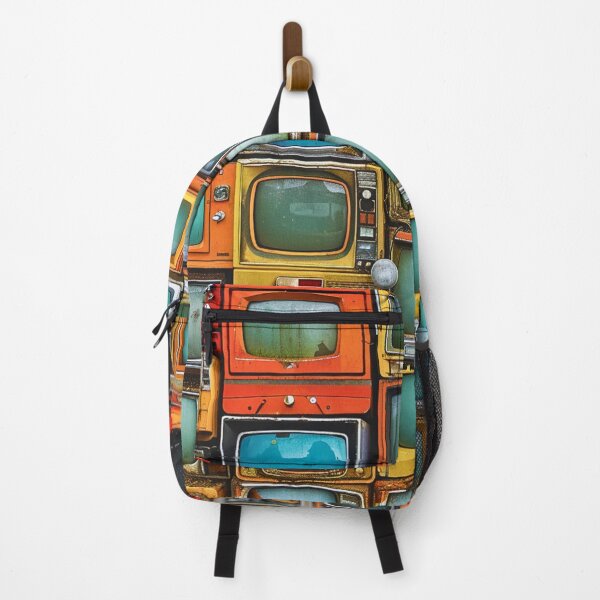 Item preview, Wall of old color television  designed and sold by LazyLifestyle.