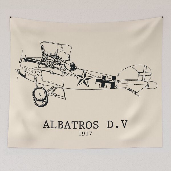 Item preview, Albatros D.V World War I Fighter Plane designed and sold by Lakeric Cityscapes.