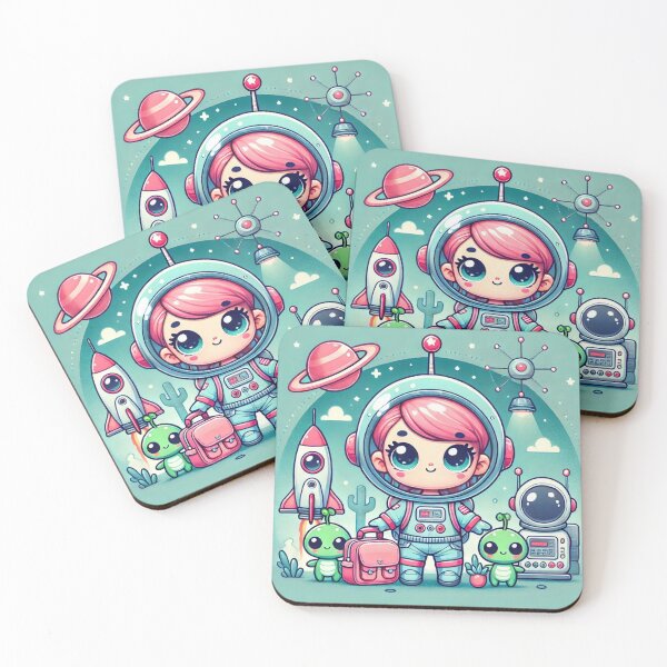 Item preview, Happy Baby Girl Astronaut Ready for Adventure designed and sold by WyckedLynn.