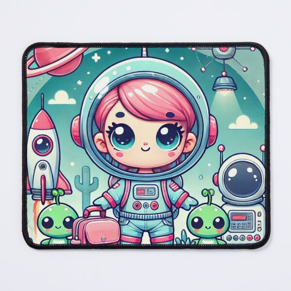 Item preview, Happy Baby Girl Astronaut Ready for Adventure designed and sold by WyckedLynn.