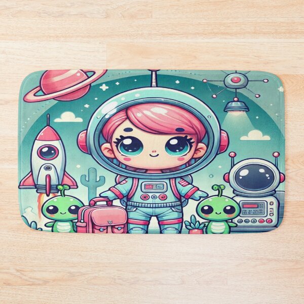 Item preview, Happy Baby Girl Astronaut Ready for Adventure designed and sold by WyckedLynn.