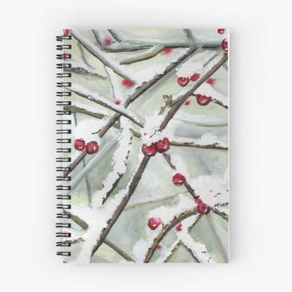 Item preview, ~ Berries and snow ~ designed and sold by MyPerkyPrints.