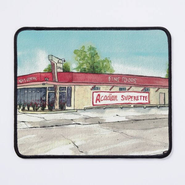 Item preview, Acadian Superette Watercolor Painting designed and sold by EasyPrints337.
