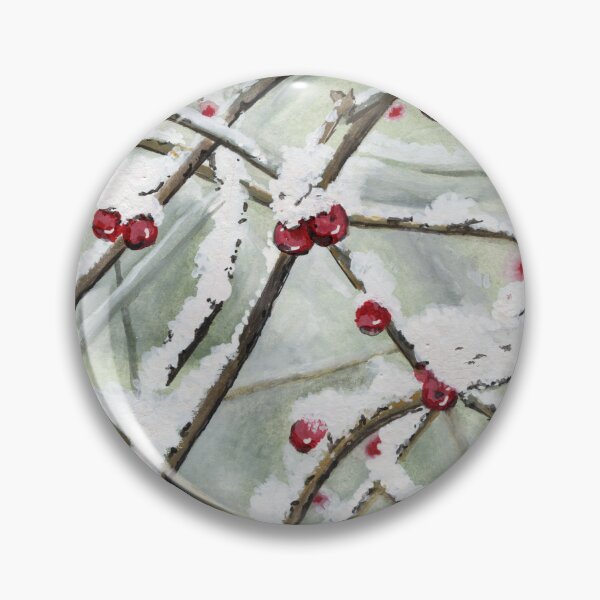Item preview, ~ Berries and snow ~ designed and sold by MyPerkyPrints.
