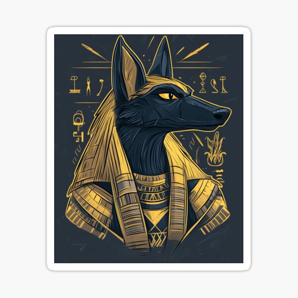 Item preview, Divine Anubis: The Guardian of the Afterlife designed and sold by vevy-art.