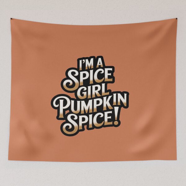 Item preview, "I'm a Spice Girl, Pumpkin Spice!" Bold & Festive Sticker designed and sold by DEEPDesignsART.