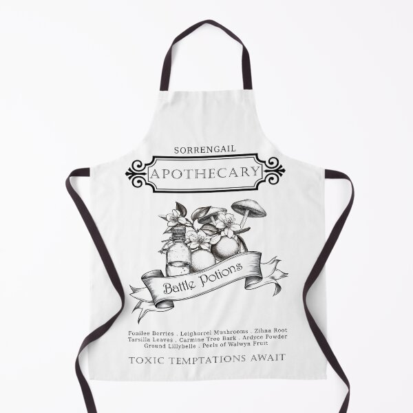 Item preview, Fourth Wing Inspired Violet Sorrengail Apothecary Wall Art | Battle Potions Design | Basgaith War College Book Merch designed and sold by MysticMuralArt.