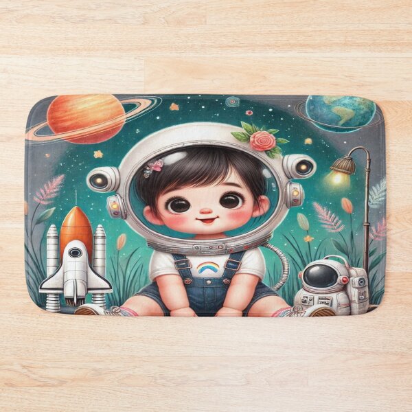 Item preview, Happy Baby Girl Astronaut Waiting For Adventure designed and sold by WyckedLynn.