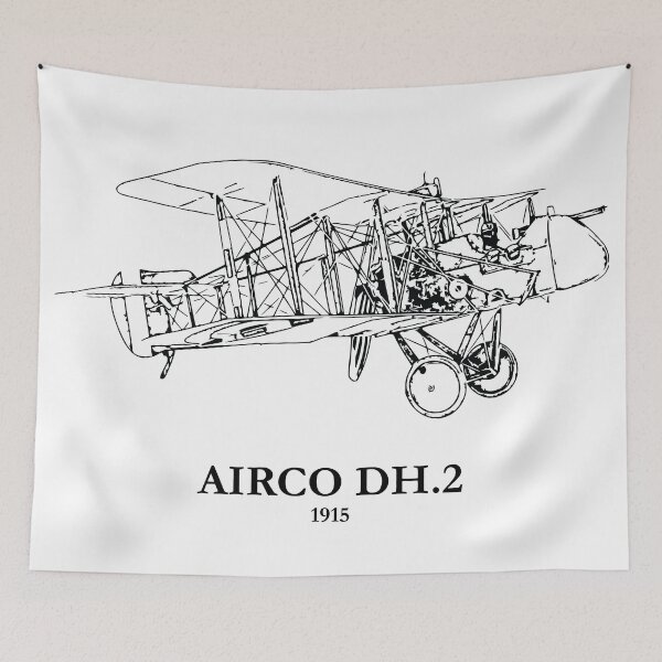 Item preview, Airco DH.2 World War I Pusher Biplane designed and sold by Lakeric Cityscapes.