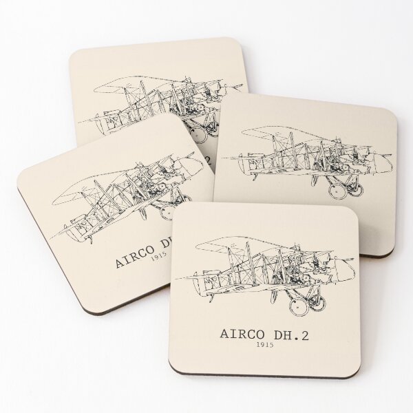 Item preview, Airco DH.2 World War I Pusher Biplane designed and sold by Lakeric Cityscapes.