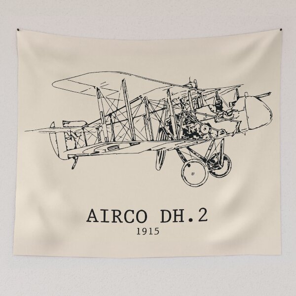 Item preview, Airco DH.2 World War I Pusher Biplane designed and sold by Lakeric Cityscapes.