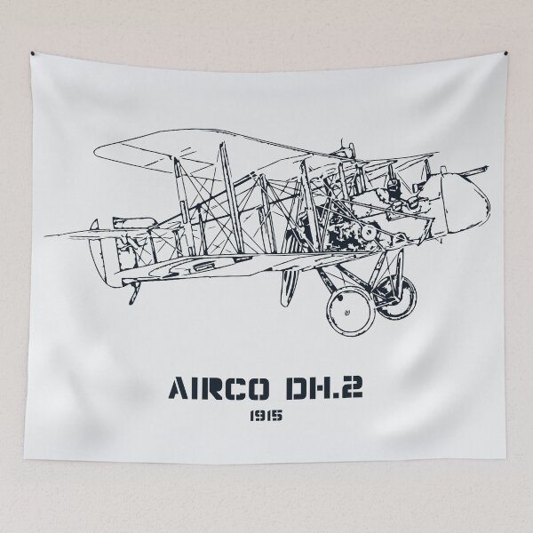Item preview, Airco DH.2 World War I Pusher Biplane designed and sold by Lakeric Cityscapes.