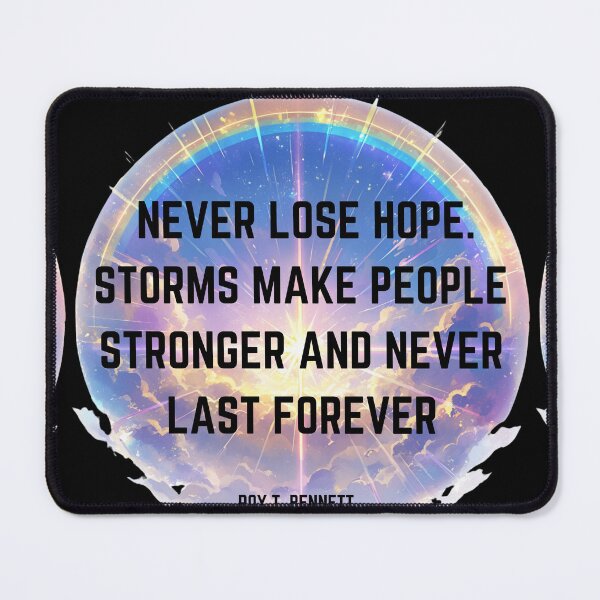 Item preview, Never lose hope quote designed and sold by MendaciousMina.