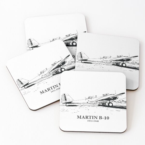 Item preview, Martin B-10 1933-1940 Monoplane Bomber designed and sold by Lakeric Cityscapes.